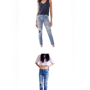 Moussy Vintage My Louisville Tapered Destructed Jeans 24